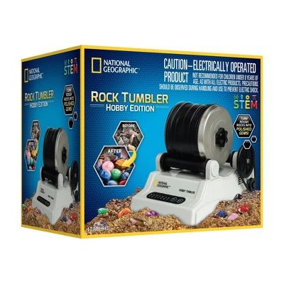 National Geographic Hobby Rock Tumbler Kit 3 National Geographic Hobby Rock Tumbler Kit