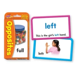 TREND Opposites Pocket Flash Cards