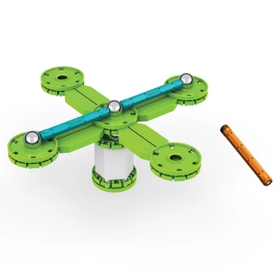 Geomag Mechanics Compass Recycled, 35 Pieces 4 Geomag Mechanics Compass Recycled, 35 Pieces - Image 2