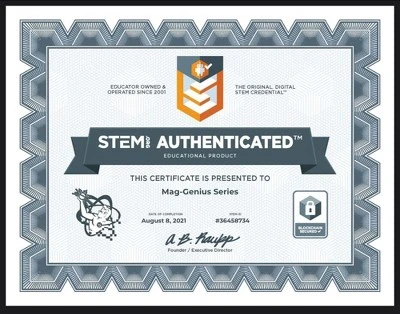 Mag Genius - 26 Pieces Of Mathematically Shaped Colorful And Transparent Magnetic Building Tiles - Beginners And Traveling Play Set 5 Mag Genius - 26 Pieces Of Mathematically Shaped Colorful And Transparent Magnetic Building Tiles - Beginners And Traveling Play Set - Image 3