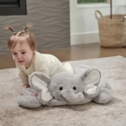Bearington Baby Lil Spout Play Mat: 30 X 30 Plush Elephant Belly Blanket And Play Mat -Toy Store GUEST 2f3bf59f 423e 4c6d 9a32 4cfc96036046