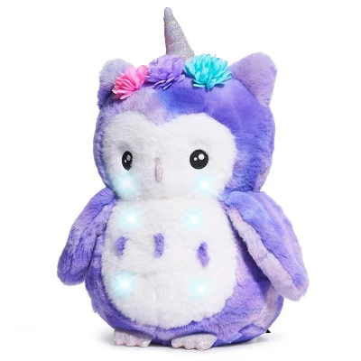 FAO Schwarz 14" LED Owlicorn With Sound Toy Plush 5 FAO Schwarz 14" LED Owlicorn With Sound Toy Plush - Image 3