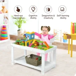 Costway Solid Wood Kids Activity Play Table Block Table Multifunction W/Storage White 15 Costway Solid Wood Kids Activity Play Table Block Table Multifunction W/Storage White -Toy Store GUEST 315b40cc 9b0a 4c2d a57e 88bd2ed68f64