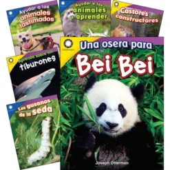 Teacher Created Materials Smithsonian Informational Text: Animals Spanish Grades K-1: 6-Book Set