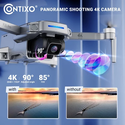 Contixo F28 Pro Foldable GPS Drone - 4K FHD Camera W GPS Control & Selfie Mode - Brushless Motor - With Carrying Case 8 Contixo F28 Pro Foldable GPS Drone - 4K FHD Camera W GPS Control & Selfie Mode - Brushless Motor - With Carrying Case - Image 6