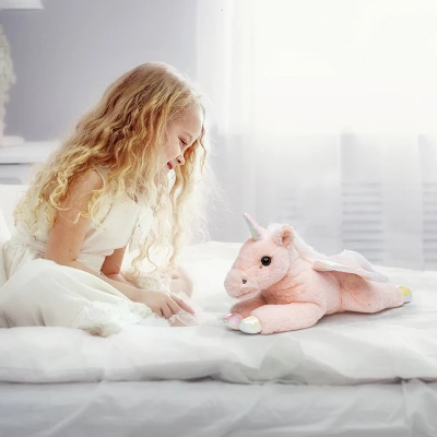 FAO Schwarz Pegasus Ultra-Soft Fur Cuddly 15" Stuffed Animal 3 FAO Schwarz Pegasus Ultra-Soft Fur Cuddly 15" Stuffed Animal