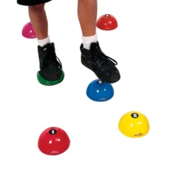 Sportime Numbered Step-N-Stones, 2-5/8 X 5-1/4 Inches, Assorted Colors, Set Of 6