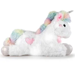 FAO Schwarz Glow Brights Toy Plush LED With Sound White Unicorn 15" Stuffed Animal -Toy Store GUEST 35efac4f 0d81 428c 8ed7 5a42fd201841