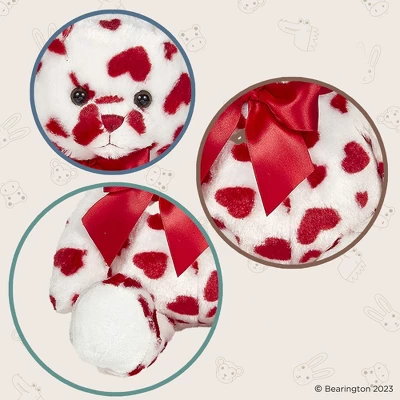 Bearington Lil' Cutie White Stuffed Animal Teddy Bear With Hearts And A Red Bow, 14 Inches 5 Bearington Lil' Cutie White Stuffed Animal Teddy Bear With Hearts And A Red Bow, 14 Inches - Image 3