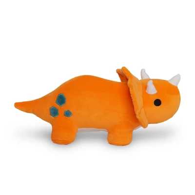 Avocatt Orange Triceratops Plush 5 Avocatt Orange Triceratops Plush - Image 3