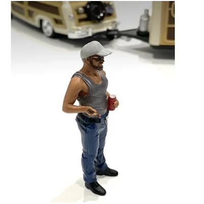 "Campers" Figure 5 For 1/18 Scale Models By American Diorama 4 "Campers" Figure 5 For 1/18 Scale Models By American Diorama - Image 2