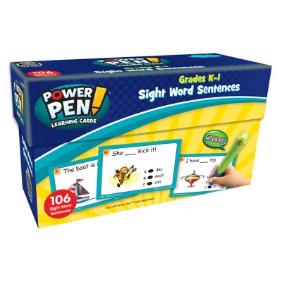 Teacher Created Resources Power Pen Learning Cards: Sight Word Sentences 3 Teacher Created Resources Power Pen Learning Cards: Sight Word Sentences