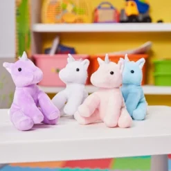 Blue Panda 4-Pack 7” Plush Unicorn Toy Stuffed Animal For Kids Birthday Baby Shower Gifts -Toy Store GUEST 3987064f 0d4b 4d39 b5f4 3ddd732e387c