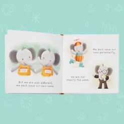 Tickle & Main We Are Twins, Baby And Toddler Twin Gift Set, Keepsake Book And Set Of 2 Plush Elephant Rattles For Boys And Girls -Toy Store GUEST 39c99c93 16d0 4244 870a 3bb68ba0c5d5