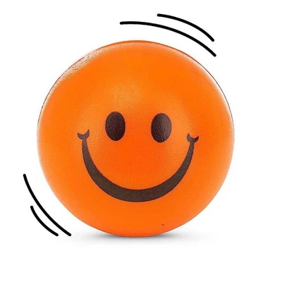 Neliblu 2.5" Be Happy Neon Colored Smile Funny Face Stress Ball, 12-Pack 3 Neliblu 2.5" Be Happy Neon Colored Smile Funny Face Stress Ball, 12-Pack