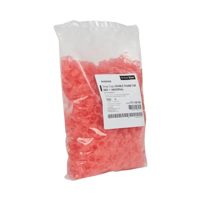 McKesson Tube Closure Snap Cap Red Polyethylene 177-118115R 1000 Per Bag 4 McKesson Tube Closure Snap Cap Red Polyethylene 177-118115R 1000 Per Bag - Image 2