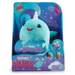 Fingerlings HUGS - Nikki (Blue Glitter) - Interactive Plush Narwhal - By WowWee -Toy Store GUEST 3bb6aec5 5602 4685 98ba cdceea399b84