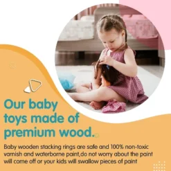 Leo & Friends Cat Stacking Toddler Ring Tower -Toy Store GUEST 3db513bc a8f4 41a8 8801 88d0e9b3ead6