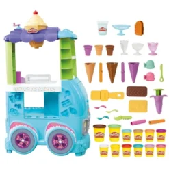 Play-Doh Kitchen Creations Ultimate Ice Cream Toy Truck Playset