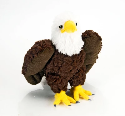 Wild Republic Cuddlekins Mini Bald Eagle Stuffed Animal, 8 Inches 3 Wild Republic Cuddlekins Mini Bald Eagle Stuffed Animal, 8 Inches