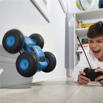 Sharper Image RC Race Car Flip Stunt Rally Vehicle - Blue 7 Sharper Image RC Race Car Flip Stunt Rally Vehicle - Blue - Image 5