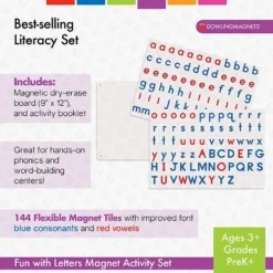 Dowling Magnets Fun With Letters Magnet Activity Set