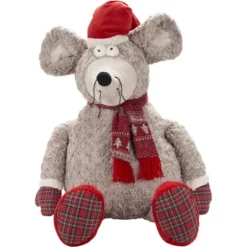 Mina Victory Plush Lines Xmas Animals 22" X 26" Indoor Holiday Christmas Animal -Toy Store GUEST 44336dd9 d0a0 4387 9bd8 da08e2ee0ef8