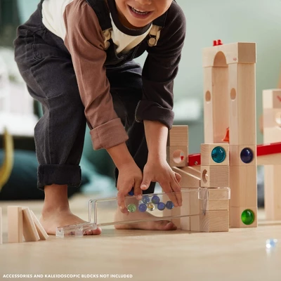 HABA Ball Track Large Basic Set - 42 Piece Wooden Marble Run For Beginner To Expert Architects(Made In Germany) 7 HABA Ball Track Large Basic Set - 42 Piece Wooden Marble Run For Beginner To Expert Architects(Made In Germany) - Image 5