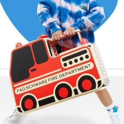 FAO Schwarz Rescue Responders Wooden Fire Station Playset - 21pcs -Toy Store GUEST 4511c473 a860 4cdb a084 56ea9573e65f