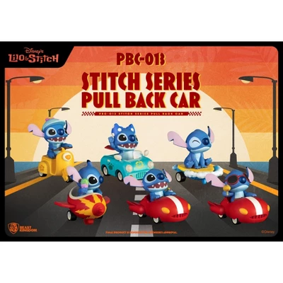 DISNEY Stitch Series Pull Back Car Set (Pull Back Car) 4 DISNEY Stitch Series Pull Back Car Set (Pull Back Car) - Image 2