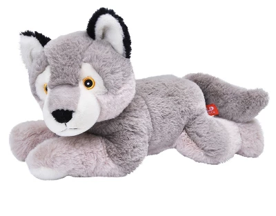 Wild Republic Ecokins Wolf Stuffed Animal, 12 Inches 3 Wild Republic Ecokins Wolf Stuffed Animal, 12 Inches