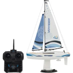 Playsteam XB05001B Voyager 280 Motor-Power RC Sailboat - Blue -Toy Store GUEST 491a8232 d019 49df ac01 31a5e6a30b86