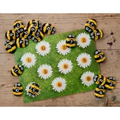 Yellow Door Honey Bee Early Number Cards, Set Of 16