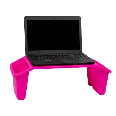 Mind Reader Sprout Collection Portable Desk Side Storage Pockets Pink 5 Mind Reader Sprout Collection Portable Desk Side Storage Pockets Pink - Image 3