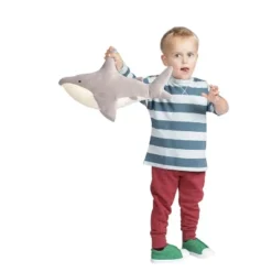 Manhattan Toy Snarky Sharky Velveteen Sea Life Toy Shark Stuffed Animal, 16" -Toy Store GUEST 4a25a83c 35de 423a a302 e8095e9ea48e