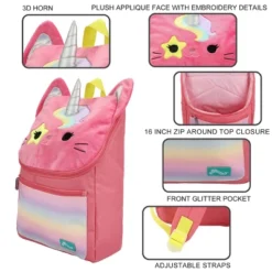 Squishmallows Sienna The Unicorn Cat Youth 16' Backpack -Toy Store GUEST 4b05ca34 fcb5 4338 829c e70a93228949