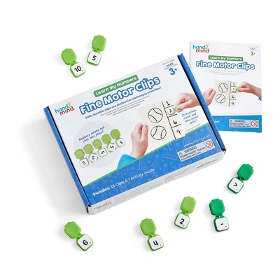 Hand2Mind Learn My Numbers Fine Motor Clips 4 Hand2Mind Learn My Numbers Fine Motor Clips - Image 2