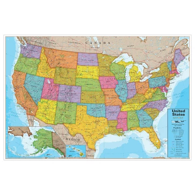 Waypoint Geographic Laminated Wall Maps 4 Waypoint Geographic Laminated Wall Maps - Image 2