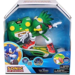 Sonic The Hedgehog Nkok Sonic Racing 2.4Ghz Remote Controlled Car W/ Turbo Boost | Jet The Hawk
