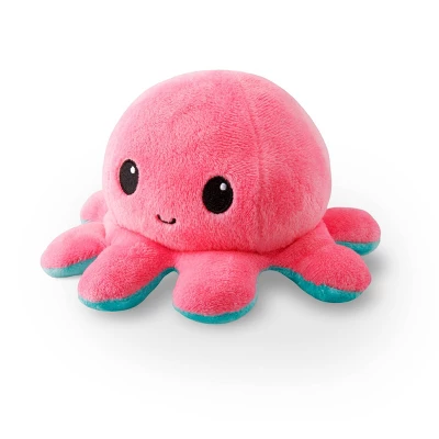 TeeTurtle Reversible Pink And Aqua Octopus Plushie 4 TeeTurtle Reversible Pink And Aqua Octopus Plushie - Image 2