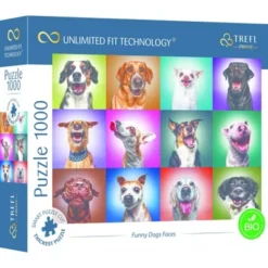 Trefl Funny Dogs Faces Jigsaw Puzzle - 1000pc