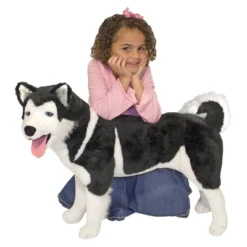 Melissa & Doug Giant Siberian Husky - Lifelike Stuffed Animal Dog (over 2 Feet Tall) -Toy Store GUEST 4e2a4635 a070 4414 b89f fdcdff83fa71