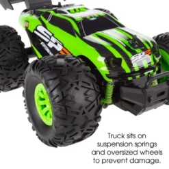 Toy Time Kids' 1:16 Scale Remote Control Monster Truck - Green 9 Toy Time Kids' 1:16 Scale Remote Control Monster Truck - Green -Toy Store GUEST 506cb489 9ac4 4d5c 9385 503c484f622a