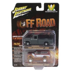 Johnny Lightning 1/64 Limited Edition International Harvester 2 Pack, 1965 Model 1200 And 1979 Scout Muddy Version JLCP7353 -Toy Store GUEST 51524525 837a 4529 b6d0 a31471928615