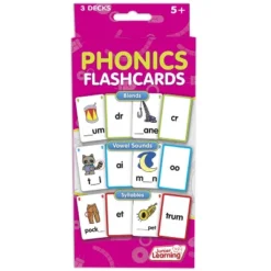 Junior Learning Phonics Flashcards