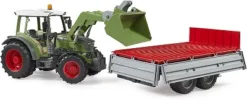 Bruder Fendt Vario 211 With Frontloader And Trailer -Toy Store GUEST 51bc14e5 3cf8 479c b75f e80daaadaa21