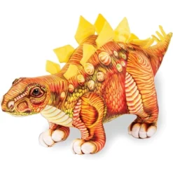 Underwraps Real Planet Stegosaurus Brown 26 Inch Realistic Soft Plush