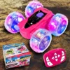 Contixo Remote Control Car SC3 -Stunt Car Toy, 4WD Double Sided 360° Rotating RC -Pink -Toy Store GUEST 52f9110b 6047 453a 9f61 970324859472