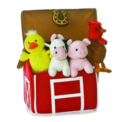 Ebba Baby Talk 6" My Barnyard Friends II Multicolored Stuffed Animals 3 Ebba Baby Talk 6" My Barnyard Friends II Multicolored Stuffed Animals