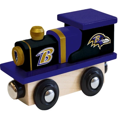MasterPieces Officially Licensed NFL Baltimore Ravens Wooden Toy Train Engine For Kids 3 MasterPieces Officially Licensed NFL Baltimore Ravens Wooden Toy Train Engine For Kids